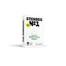 Steinbeis No. 1 - Classic White - Recyclingpapier, A4, 80g, weiß, 500 Blatt Multifunktionspapier A4