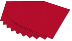 Folia Fotokarton - A4, rot Mindestabnahmemenge - 50 Blatt. Fotokarton rot 21 x 29,7 cm 300 g/qm