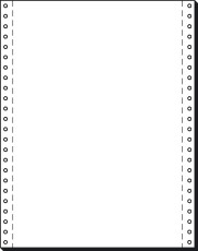 SIGEL DIN-Computerpapier, 1fach, 12x240 mm (A4 hoch), längsperforiert, 2000 Blatt Endlospapier