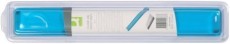 Q-Connect® Gel-Tastatur-Handgelenkauflagen - blau-transparent Handgelenkauflage blau-transparent