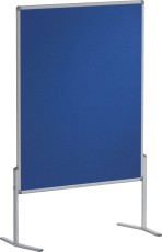 Franken Moderationstafel PRO - 120 x 150 cm, blau/Filz Moderationstafel beidseitig blau/Filz 120 cm