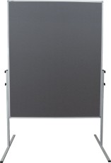 Franken X-tra!Line® Moderationstafel - 120 x 150 cm, grau/Filz, klappbar Moderationstafel 120 cm