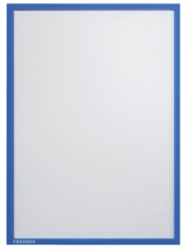 Franken X-tra!Line® Dokumentenhülle Frame It - A4, Hartfolie, matt, blau, 5 Stück Prospekttasche