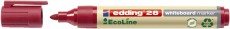 Edding 28 Boardmarker EcoLine - nachfüllbar, 1,5 - 3 mm, rot Boardmarker rot 1,5 - 3 mm Rundspitze