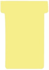 Franken T-Karten - Größe 2, gelb Kartentafel-Zubehör T-Karte gelb 48 x 85 mm 170 g/qm 100 Stück