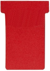 Franken T-Karten - Größe 2, rot Kartentafel-Zubehör T-Karte rot 48 x 85 mm 170 g/qm 100 Stück