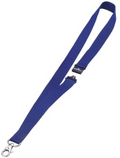 Durable Textilband 20 mm mit Sicherheitsverschluss, 44 cm, dunkelblau Textilband dunkelblau
