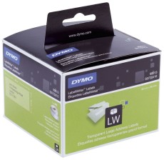 Dymo® LabelWriter Etikettenrollen - Adressetikett, 36 x 89 mm, transparent Adress-Etiketten 260