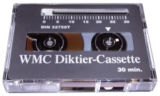 WMC Diktierkassette 30 Min. Mini-Kassette 30 Min. Aufnahmezeit