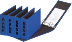 Pagna® Bankordner Color-Einband - A5 , 50 mm, Color Einband, blau Bankordner A5 50 mm blau