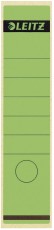 Leitz 1640 Rückenschilder - Papier, lang/breit, 10 Stück, grün Rückenschild selbstklebend grün