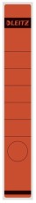 Leitz 1648 Rückenschilder - Papier, lang/schmal, 10 Stück, rot Rückenschild selbstklebend rot