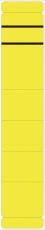 Ordnerrückenschilder - schmal/lang, sk, 10 Stück, gelb Rückenschild selbstklebend gelb 39 mm