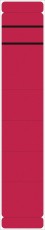 Ordnerrückenschilder - schmal/lang, sk, 10 Stück, rot Rückenschild selbstklebend rot schmal/lang
