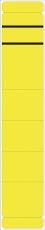 Ordnerrückenschilder - schmal/kurz, sk, 10 Stück, gelb Rückenschild selbstklebend gelb 39 mm