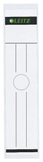 Leitz 6093 Rückenschild für Hängeordner - breit/lang, 10 Stück, weiß Rückenschild hellgrau