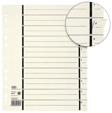 Elba Trennblätter mit Perforation - A4 Überbreite, chamois, 100 Stück Trennblatt A4 Überbreite