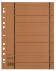 Elba Trennblätter mit Perforation - A4 Überbreite, orange, 100 Stück Trennblatt A4 Überbreite