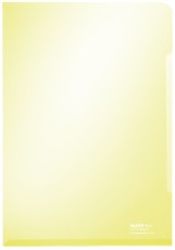 Leitz 4153 Sichthülle Super Premium, A4, PVC, dokumentenecht, gelb Sichthülle A4 gelb glasklar PVC