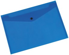 Q-Connect® Dokumentenmappe - blau, A4 bis zu 50 Blatt Dokumententasche A4 bis 50 Blatt blau 237 mm