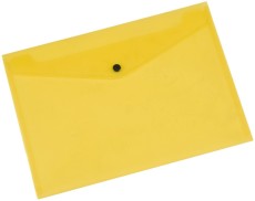 Q-Connect® Dokumentenmappe - gelb, A4 bis zu 50 Blatt Dokumententasche A4 bis 50 Blatt gelb 237 mm