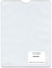 Herma 5012 Ausweishüllen - 52x75 mm für Format DIN A8, geprägt, dokumentenecht Ausweishülle