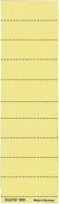 Leitz 1901 Blanko-Schildchen - Karton, 100 Stück, gelb Beschriftungsschild gelb 60 mm 21 mm