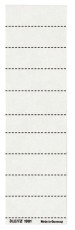 Leitz 1901 Blanko-Schildchen - Karton, 100 Stück, weiß Beschriftungsschild weiß 60 mm 21 mm