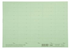 Elba vertic® Beschriftungsschild für Registratur, 58 x 18 mm, grün, 50 Stück Beschriftungsschild