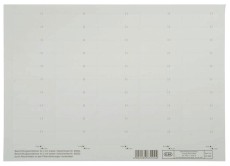 Elba vertic® Beschriftungsschild für Registratur, 58 x 18 mm, weiß, 50 Stück Beschriftungsschild