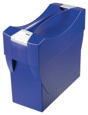 HAN Hängemappenbox SWING-PLUS mit Deckel, für 20 Hängemappen, blau Hängemappenbox blau