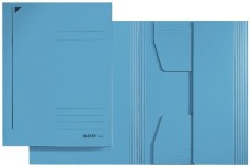 Leitz 3925 Jurismappe - A5, Pendarec-Karton 430g, blau Dreiflügelmappe blau A5 offen 250 Blatt