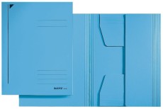 Leitz 3924 Jurismappe - A4, Pendarec-Karton 430g, blau Dreiflügelmappe blau A4 offen 250 Blatt