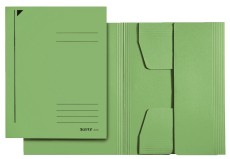 Leitz 3924 Jurismappe - A4, Pendarec-Karton 430g, grün Dreiflügelmappe grün A4 offen 250 Blatt