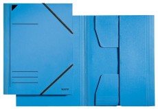 Leitz 3981 Eckspannermappe - A4, 250 Blatt, Pendarec-Karton (RC), blau Dreiflügelmappe blau A4