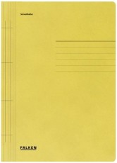 Falken Schnellhefter - A4, 250 Blatt, Manilakarton (RC), gelb Schnellhefter gelb A4 250 Blatt