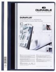 Durable Angebotshefter DURAPLUS® - strapazierfähige Folie, A4+, dunkelblau Angebotshefter 245 mm