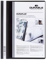 Durable Angebotshefter DURAPLUS® - strapazierfähige Folie, A4+, schwarz Angebotshefter schwarz