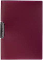 Durable Klemm-Mappe DURASWING® - A4, aubergine/graphit Klemmmappe aubergine/graphit bis 30 Blatt