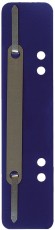 Q-Connect® Heftstreifen Kunststoff, kurz - Deckleiste aus Metall, dunkelblau, 25 Stück dunkelblau