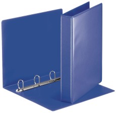 Esselte Ringbuch Präsentation, mit Taschen, A4, PP, 4 Ringe, 30 mm, blau Präsentationsringbuch A4