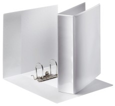 Esselte Ordner Panorama, Papier, A4, breit, weiß 3 Außentaschen und 2 Innentaschen A4 weiß 2 50