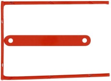 Q-Connect® D-Clip/ Magi-Clip Archivbinder - 8 cm, 100 Stück, rot Abheftbügel rot 100 Stück 80 mm