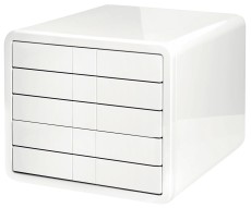HAN Schubladenbox i-Box - A4/C4, 5 geschlossene Schubladen, weiß Schubladenbox weiß A4/C4 5 33 mm