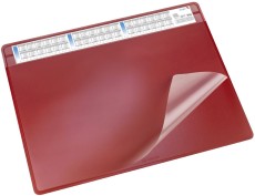 Läufer Schreibunterlage DURELLA soft - 65 x 50 cm, rot Schreibunterlage 65 x 50 cm rot
