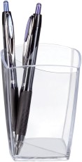 Cep Stifteköcher Happy - glasklar, 74 x 74 x 95 mm Köcher glasklar 74 x 95 x 74 mm Polystyrol