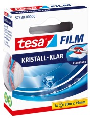 tesa® Klebefilm kristall-klar - 19 mm x 33 m Klebefilm 19 mm 33 m 26 mm 1 Rollen