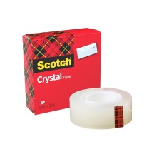 Scotch® Klebeband Crystal Clear 600, Zellulose Acetat, 33 m x 19 mm Klebeband 19 mm x 33 m 26 mm