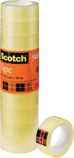 Scotch® Klebeband Transparent 508, PP, 10 m x 15 mm, 10 Rollen Klebeband 15 mm x 10 m 10 Rollen
