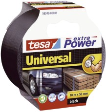 tesa® Gewebeklebeband extra Power® Universal, 10 m x 50 mm, silber Klebeband silber 50 mm 10 m